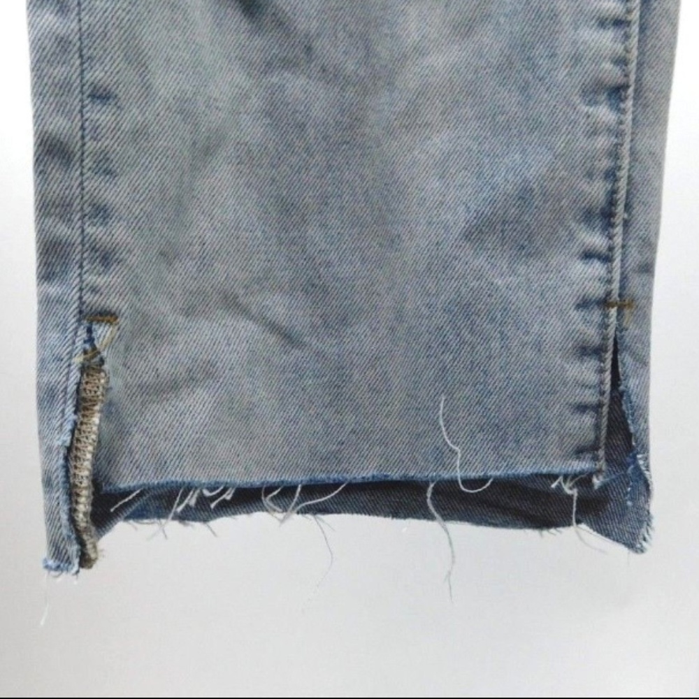 ONE x One Teaspoon Hooligan Trashed Bleached Crop - Picture 8 of 8